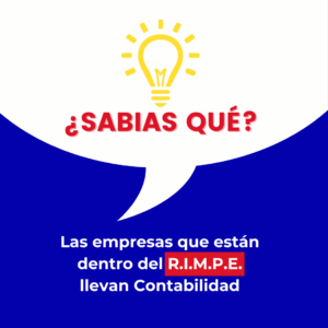 Las sociedades del RIMPE deben llevar contabilidad