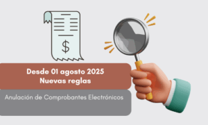 Anulación de comprobantes electrónicos